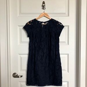 LOFT Navy Shift Dress 2P